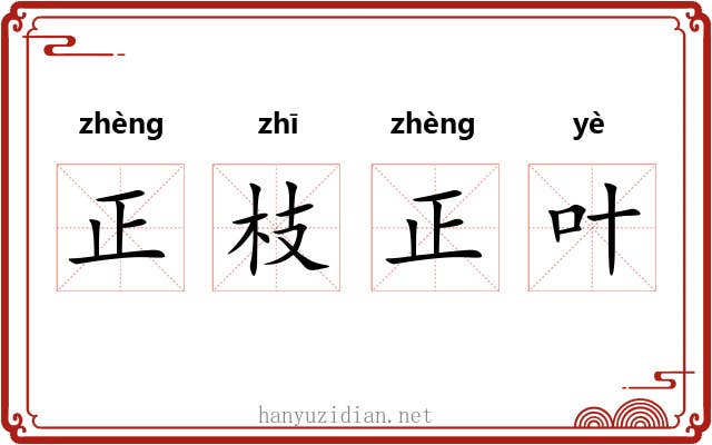 正枝正叶