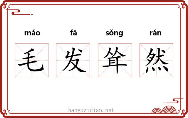 毛发耸然