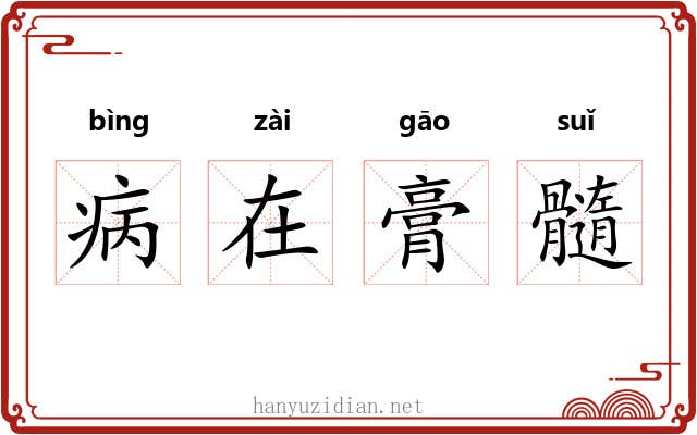 病在膏髓