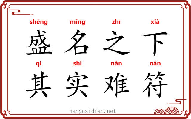 盛名之下，其实难符