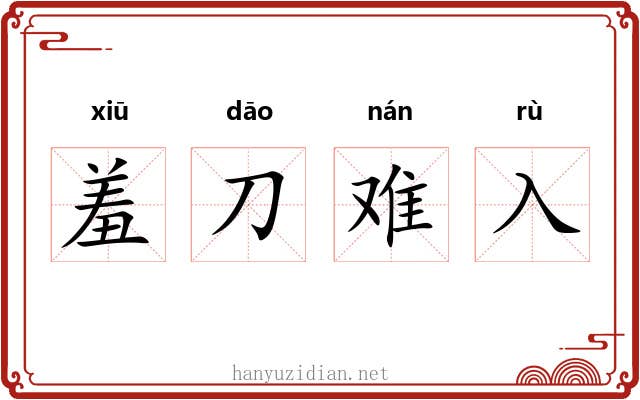 羞刀难入