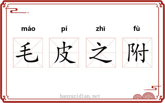 毛皮之附