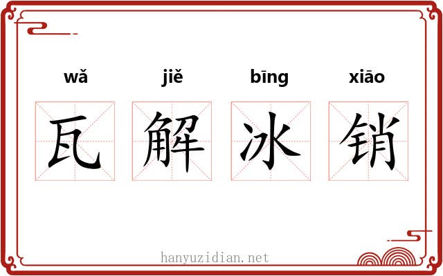 瓦解冰销