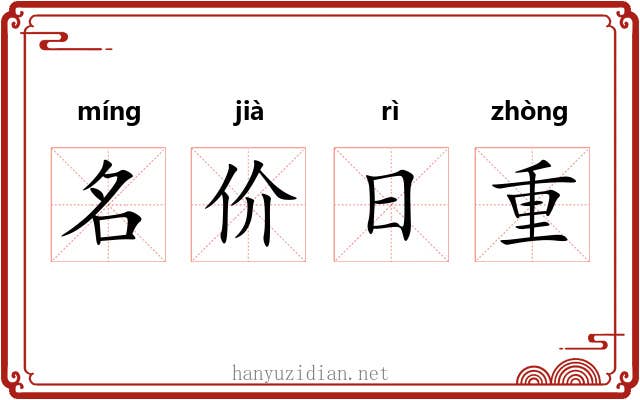 名价日重