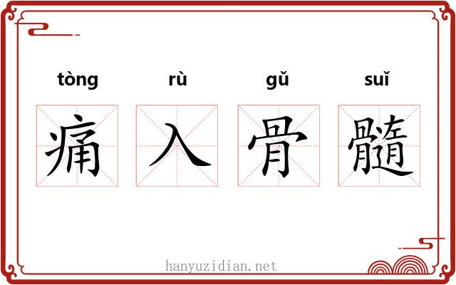 痛入骨髓