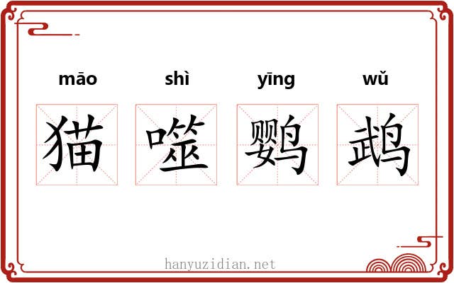 猫噬鹦鹉