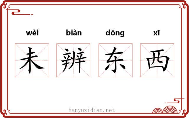 未辨东西