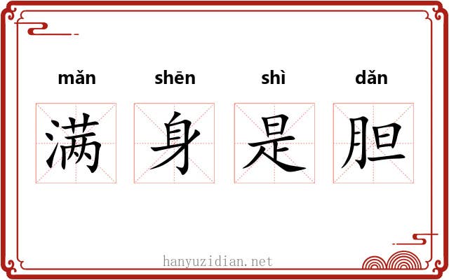 满身是胆