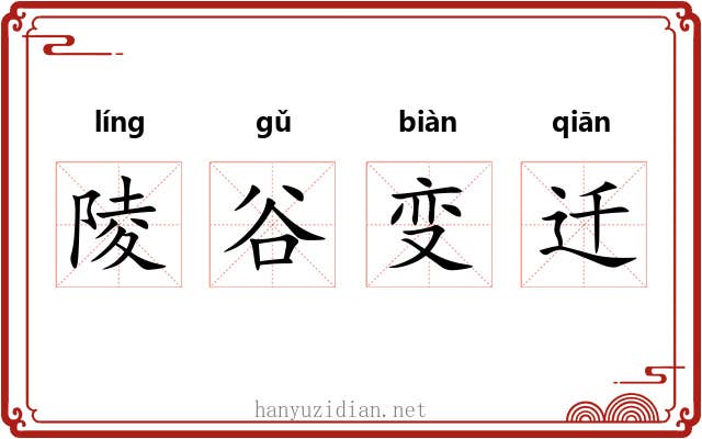 陵谷变迁