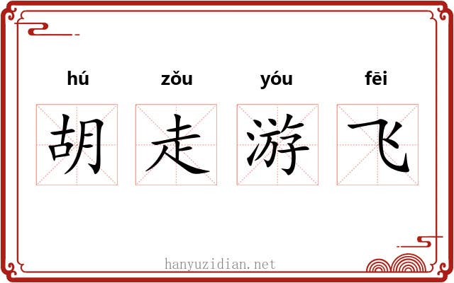 胡走游飞
