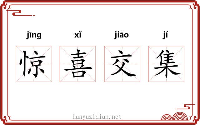 惊喜交集