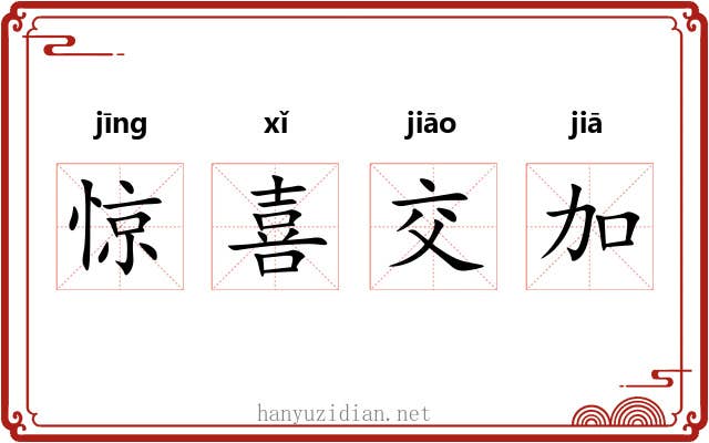 惊喜交加