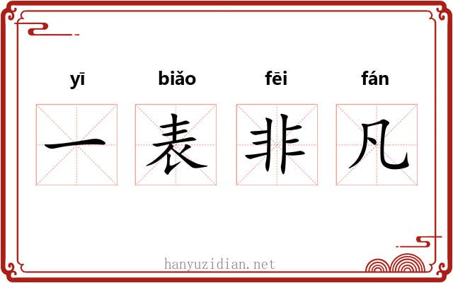 一表非凡