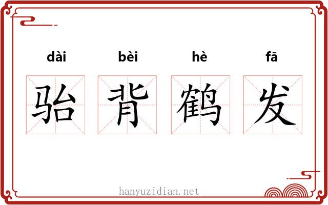 骀背鹤发