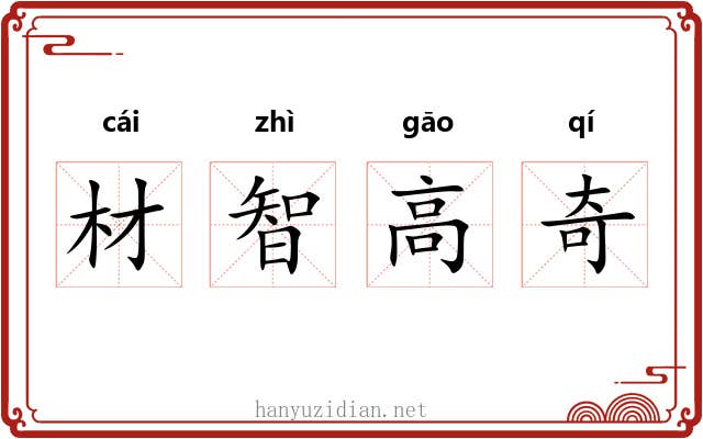 材智高奇