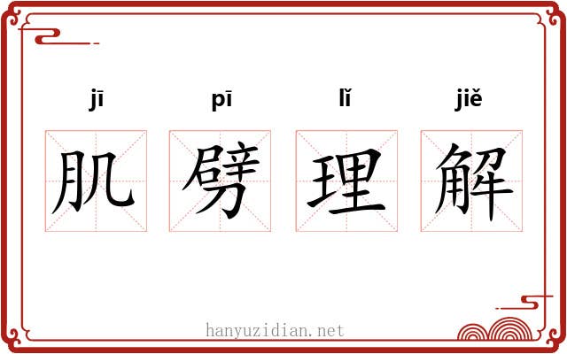 肌劈理解