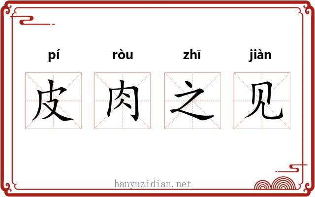皮肉之见