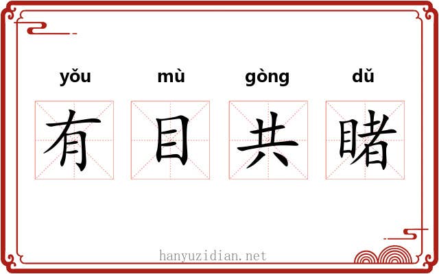 有目共睹