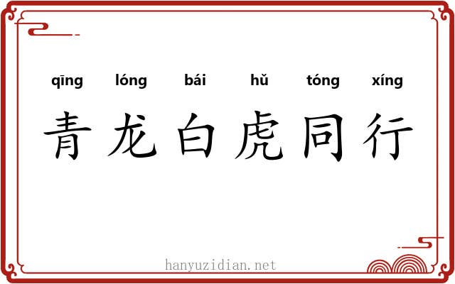 青龙白虎同行