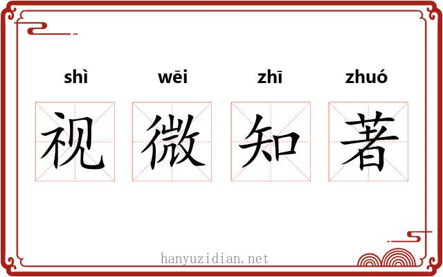 视微知著
