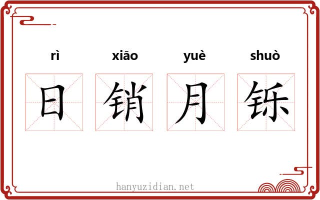 日销月铄