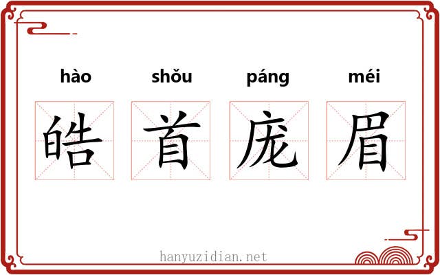 皓首庞眉