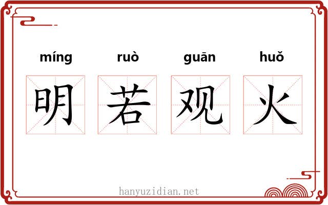 明若观火