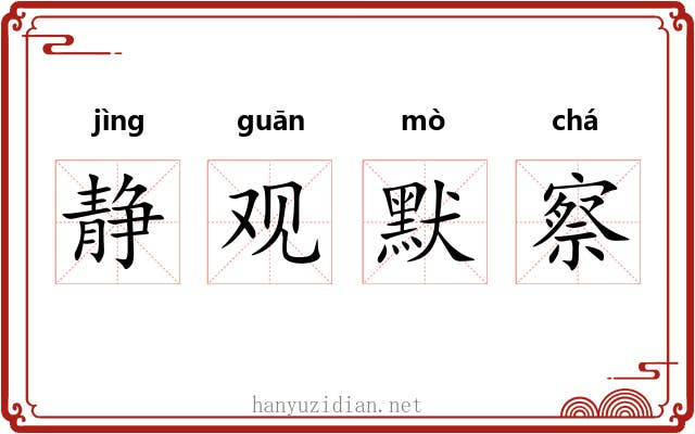静观默察