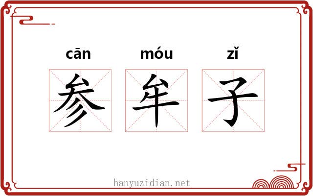 参牟子 参牟子