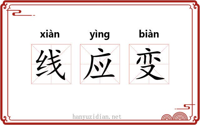 线应变