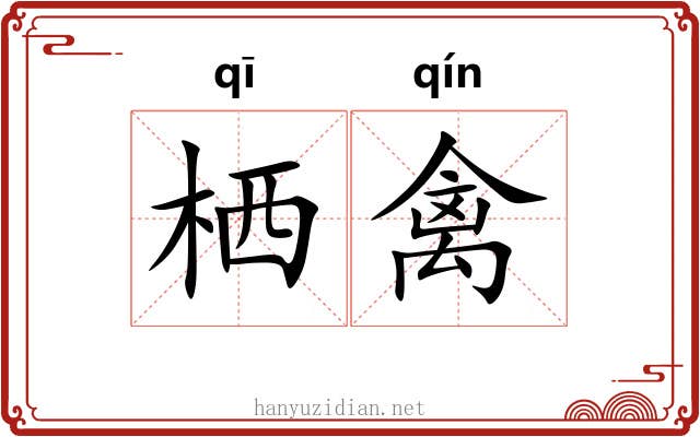 栖禽
