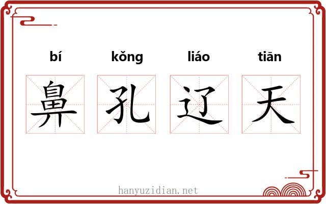 鼻孔辽天 鼻孔辽天