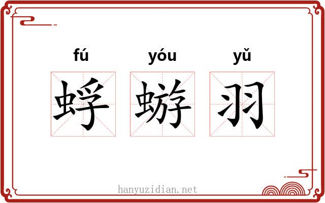 蜉蝣羽 蜉蝣羽