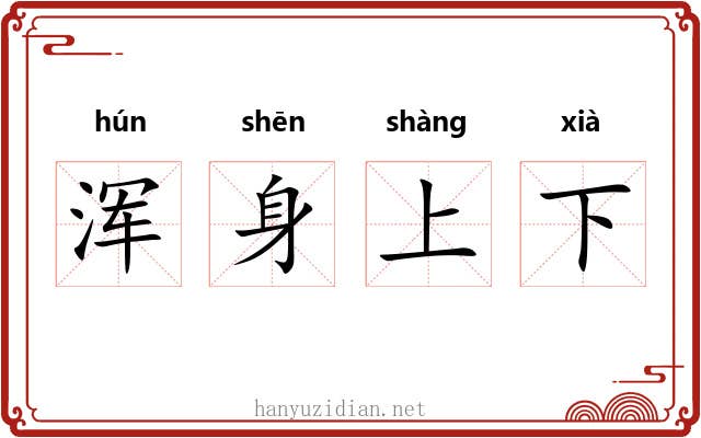 浑身上下
