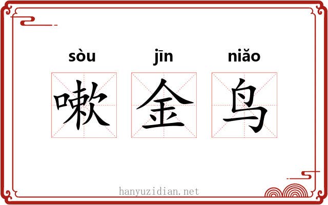 嗽金鸟 嗽金鸟