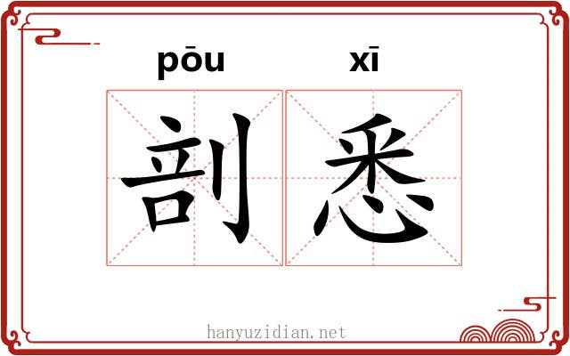剖悉
