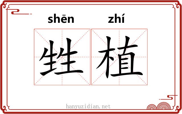 甡植