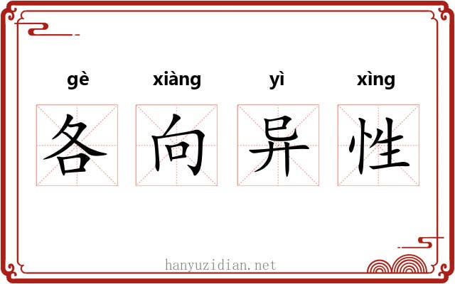 各向异性 各向异性