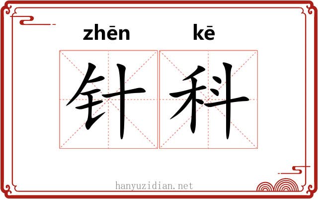 针科