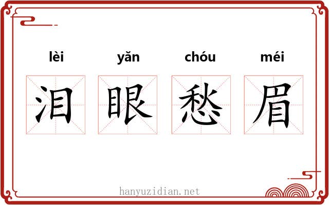 泪眼愁眉 泪眼愁眉