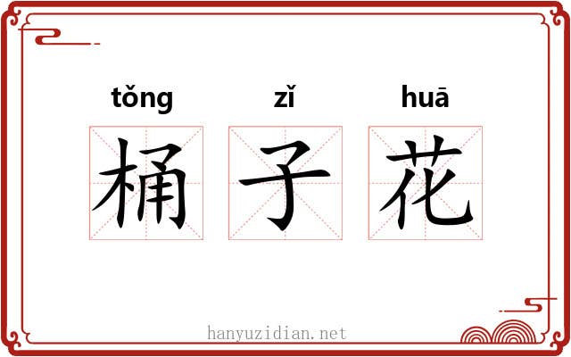 桶子花 桶子花