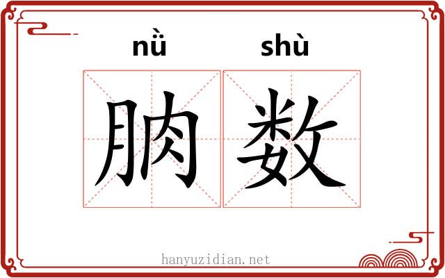 朒数