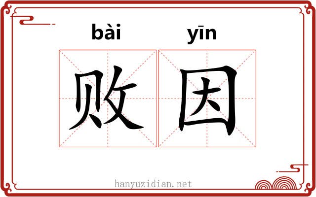 败因
