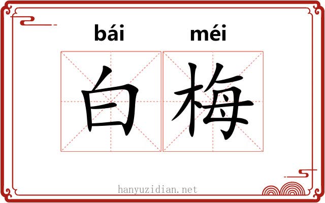 白梅 白梅