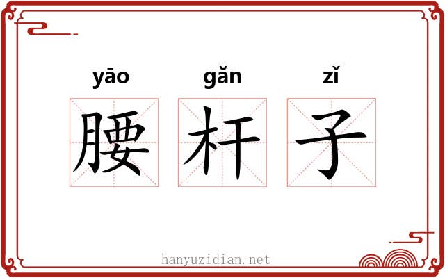 腰杆子