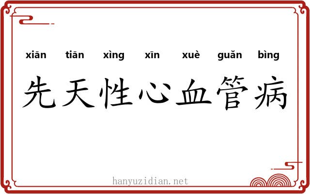 先天性心血管病 先天性心血管病
