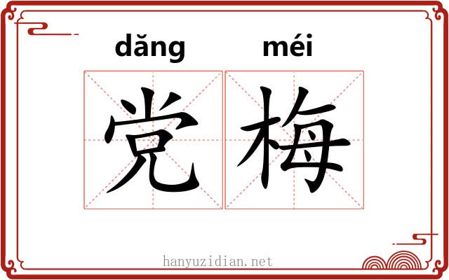 党梅