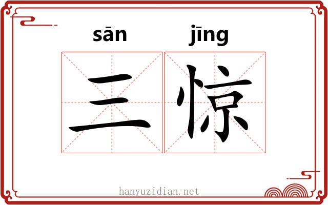 三惊