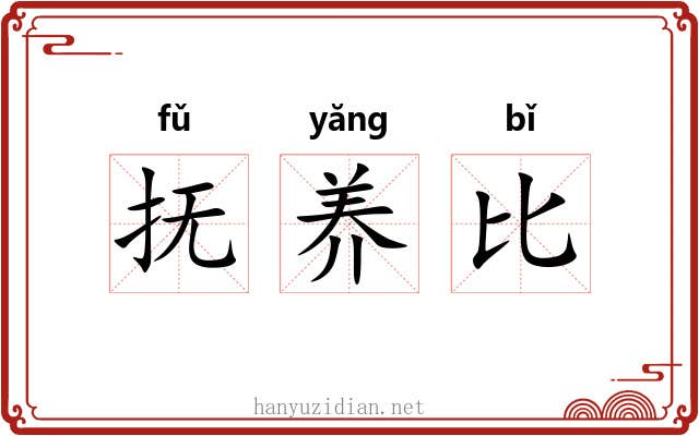 抚养比