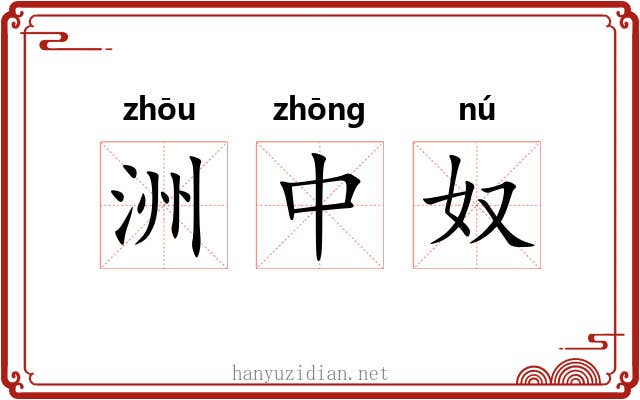 洲中奴